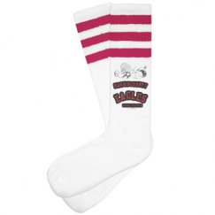 Unisex Striped Knee-High Socks