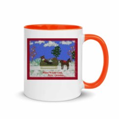 11oz Ceramic Mug with Color Inside