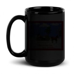 15oz Black Glossy Mug