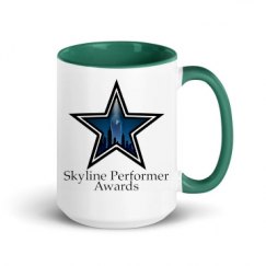 15oz Ceramic Mug with Color Inside