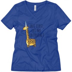 Ladies Relaxed Fit V-Neck Tee