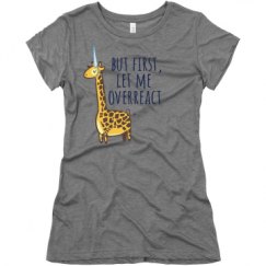 Ladies Slim Fit Super Soft Triblend Tee