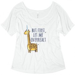 Ladies Flowy Slouchy Tee