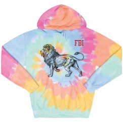 Unisex Tie-Dye Fleece Hoodie
