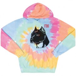 Unisex Tie-Dye Fleece Hoodie
