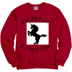 Unisex Film and Foil Crewneck Sweatshirt