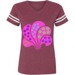 Ladies Relaxed Fit Vintage Sports Tee