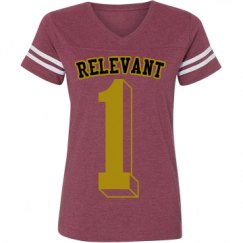 Ladies Relaxed Fit Vintage Sports Tee