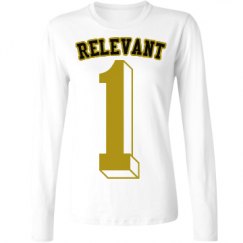 Ladies Relaxed Fit Basic Long Sleeve Tee