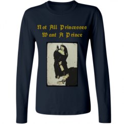 Ladies Relaxed Fit Basic Long Sleeve Tee