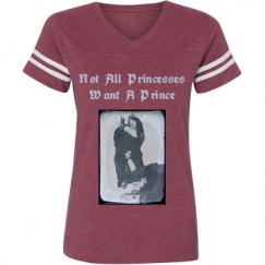 Ladies Relaxed Fit Vintage Sports Tee