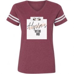 Ladies Relaxed Fit Vintage Sports Tee
