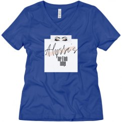 Ladies Relaxed Fit V-Neck Tee