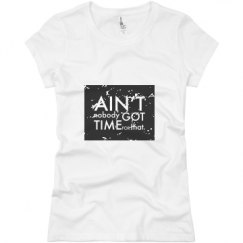 Ladies Slim Fit Basic Promo Jersey Tee