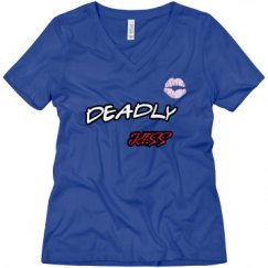 Ladies Relaxed Fit V-Neck Tee