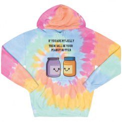 Unisex Tie-Dye Fleece Hoodie