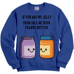 Unisex Film and Foil Crewneck Sweatshirt