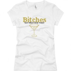 Ladies Slim Fit Basic Promo Jersey Tee
