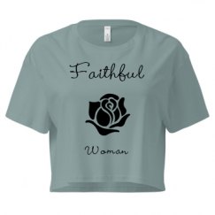 Ladies Festival Cali Crop Top Tee