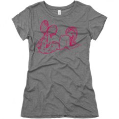 Ladies Slim Fit Super Soft Triblend Tee