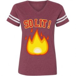 Ladies Relaxed Fit Vintage Sports Tee