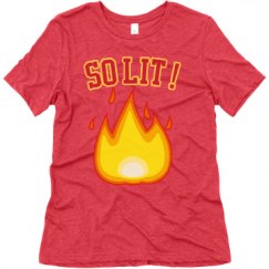 Ladies Relaxed Fit Super Soft Triblend Tee