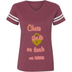 Ladies Relaxed Fit Vintage Sports Tee