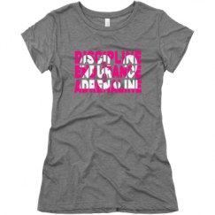 Ladies Slim Fit Super Soft Triblend Tee