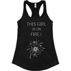 Ladies Slim Fit Racerback Tank Top