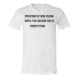 Unisex V-Neck Jersey Tee