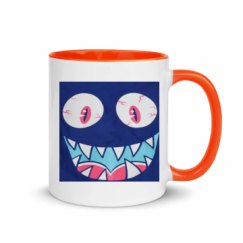 11oz Ceramic Mug with Color Inside