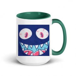 15oz Ceramic Mug with Color Inside