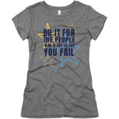 Ladies Slim Fit Super Soft Triblend Tee