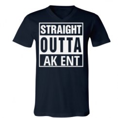 Unisex V-Neck Jersey Tee