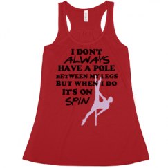 Ladies Flowy Racerback Tank