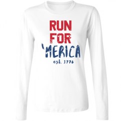 Ladies Relaxed Fit Basic Long Sleeve Tee