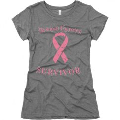 Ladies Slim Fit Super Soft Triblend Tee