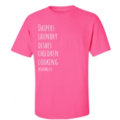 Unisex Ultra Cotton Safety Neon Crewneck Tee