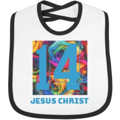 Infant Contrast Trim Bib