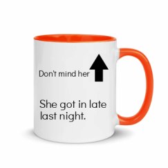 11oz Ceramic Mug with Color Inside