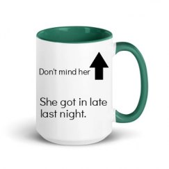 15oz Ceramic Mug with Color Inside