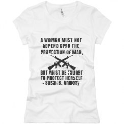 Ladies Slim Fit Basic Promo Jersey Tee