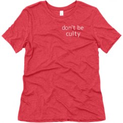 Ladies Relaxed Fit Super Soft Triblend Tee