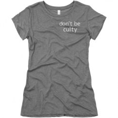Ladies Slim Fit Super Soft Triblend Tee
