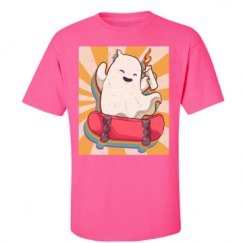 Unisex Ultra Cotton Safety Neon Crewneck Tee