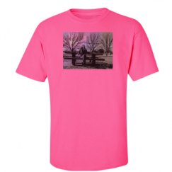 Unisex Ultra Cotton Safety Neon Crewneck Tee