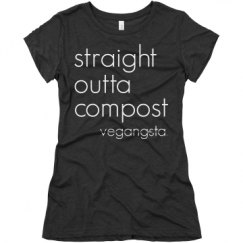 Ladies Slim Fit Super Soft Triblend Tee