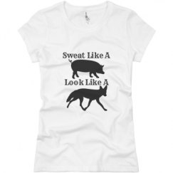 Ladies Slim Fit Basic Promo Jersey Tee