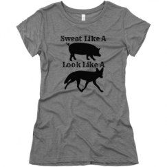 Ladies Slim Fit Super Soft Triblend Tee