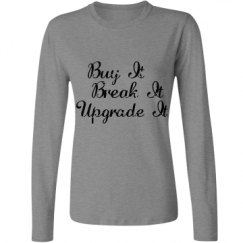 Ladies Relaxed Fit Basic Long Sleeve Tee